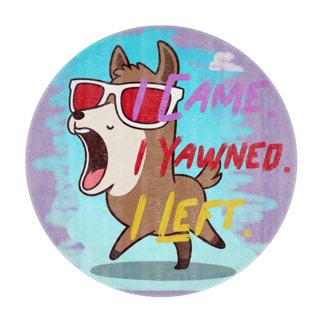 Funny Design  Schneidebrett (Vorderseite)