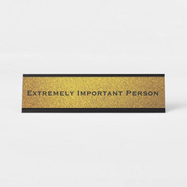 Funny Desk Namplate Schreibtischnamensplakette (Vorderseite )