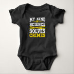 Funny Detection Forensic Science Crime Solver Baby Strampler<br><div class="desc">Funny Detective forensic Science Crime Solver.</div>