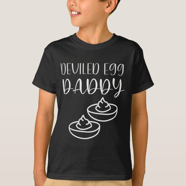 Funny Deviled Egg Daddy  T-Shirt (Vorderseite)