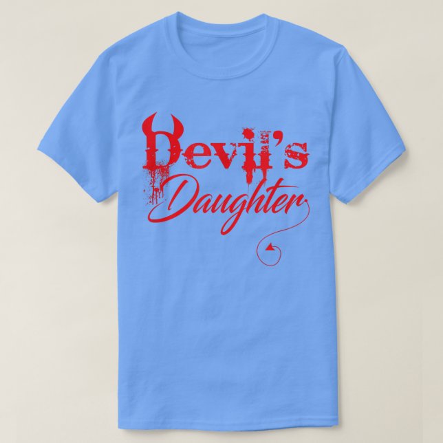 Funny Devil's DaughterHalloween Costume Horror 128 T-Shirt (Design vorne)