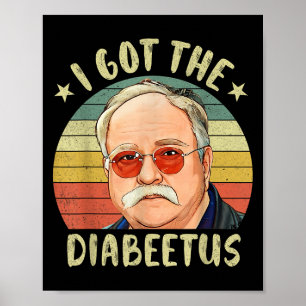Funny Diabetic Diabetes Typ 1 2 Bewusstsein Bauchs Poster