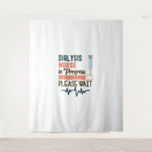 Funny Dialysis Nurse Geschenkartikel Dialyse Krank Wandteppich