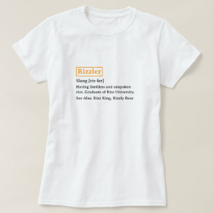 Funny Dictionary Definition Rizzler T-Shirt