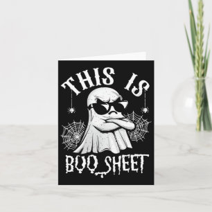 Funny dies ist Boo Sheet Ghost Lazy Halloween Men Karte