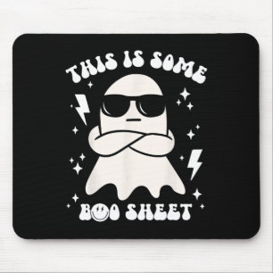 Funny Dies ist ein Boo-Sheet Ghost Halloween Retro Mousepad