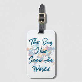 Funny Diese Tasche hat die Welt für Reisende geseh Gepäckanhänger