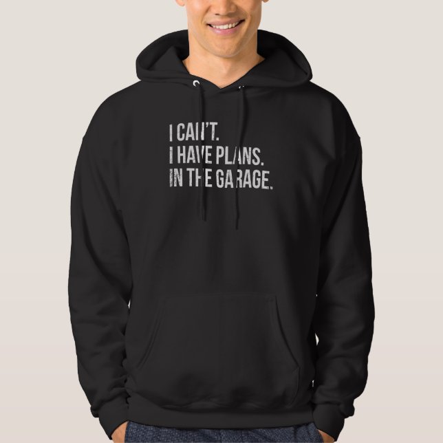 Funny Diesel Bekleidung Garage Mechanischer Spaß M Hoodie (Vorderseite)