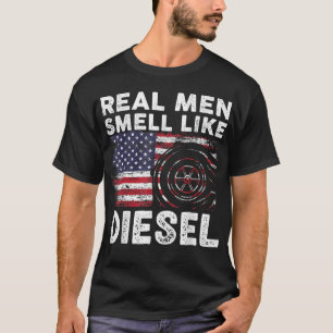 Funny Diesel Mechanik Geschenk, echte Männer riech T-Shirt