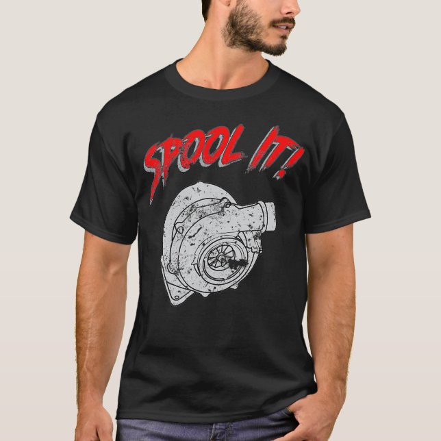 Funny Diesel Spool It Turbo Diesel LKW Roll T-Shirt (Vorderseite)