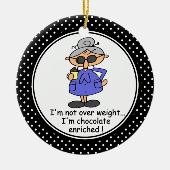 Funny Diet Spaß Weihnachtsschmuck (Vorne)