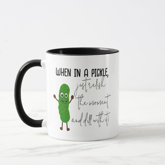 Funny Dill Quotes Word Slogan Inspiration Tasse (Links)