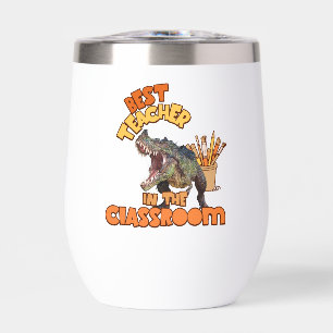 Funny Dinosaur Bester Lehrer im Klassenzimmer