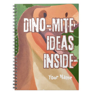 Funny Dinosaur Cool Kids Notebook Notizblock