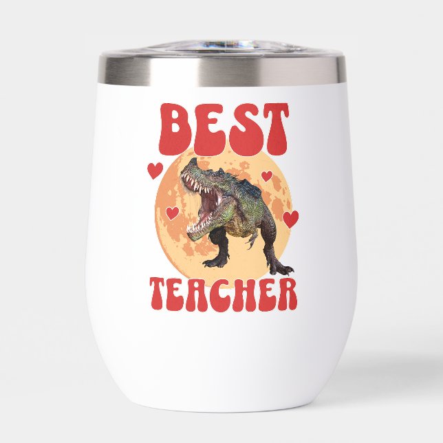 Funny Dinosaur Dino Bester Lehrer (Vorderseite)