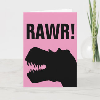 FUNNY DINOSAUR GEBURTSTAGSKARTEN KARTE
