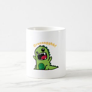 Funny Dinosaur Grooaagghh - Funny Little Dinosaur Kaffeetasse