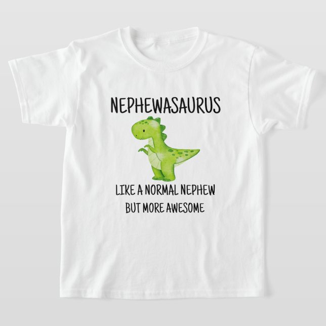 Funny Dinosaur Nephew, Geschenk T-Shirt (Ablage )
