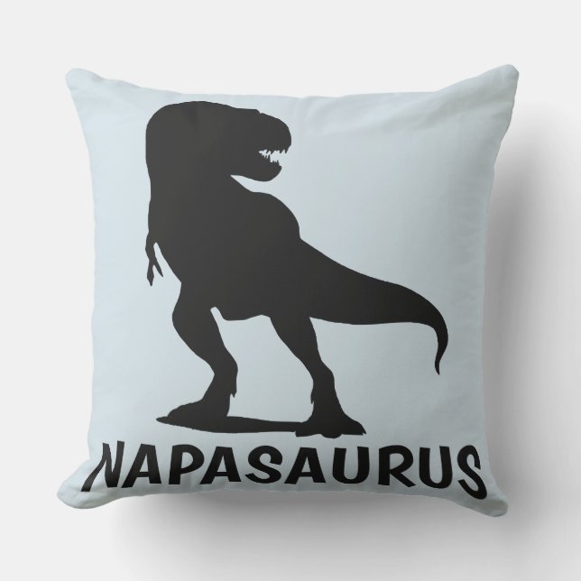 Funny Dinosaur Pillows, NAPASAURUS Kissen (Vorderseite)