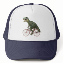 Funny Dinosaur TRex Bicycle T - Shirt