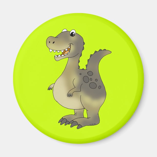 Funny Dinosaurier Magnet (Vorne)