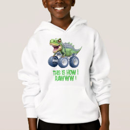 Funny Dinosaurier Monster LKW Hoodie