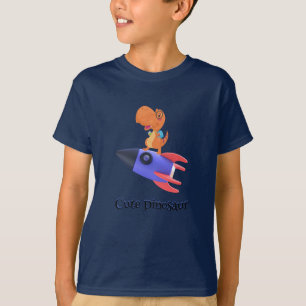 Funny Dinosaurier Rakete zurück 2 Schule Geburtsta T-Shirt
