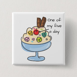 Funny Diquoise Ice Button