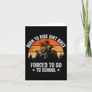 Funny Dirt Bike Art für Boys Giro del Malcantone Karte