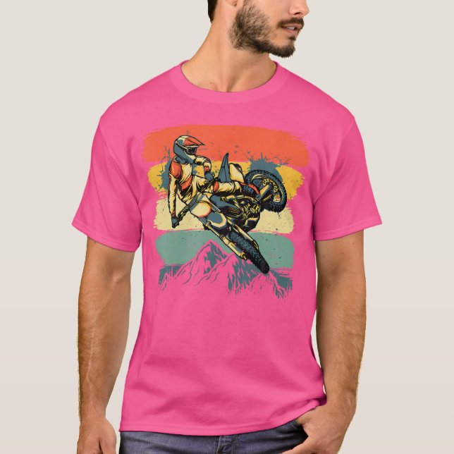 Funny Dirt Bike für Männer Frauen Kinder Motorrad  T-Shirt (Vorderseite)