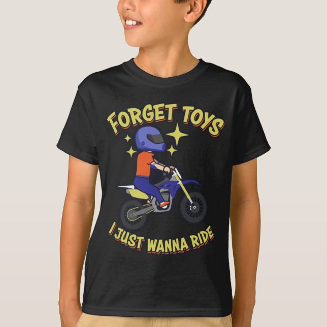 Funny Dirt Bike Geschenk für Kinder außerhalb des  T-Shirt (Vorderseite)