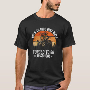 Funny Dirt Bike Kunst, Dichtung und Musik T-Shirt