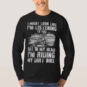 Funny Dirt Bike Kunst für Männer Frauen Dirtbike M T-Shirt