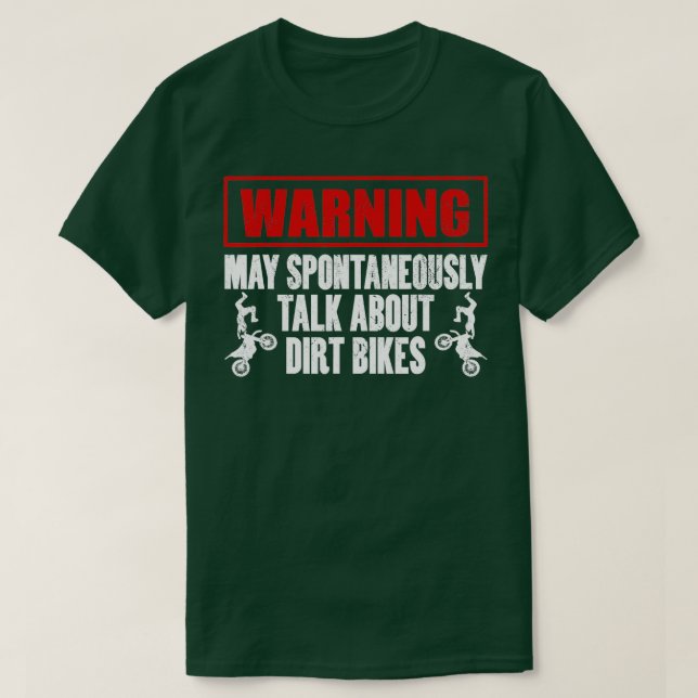 Funny Dirt Bike T-Shirt (Design vorne)