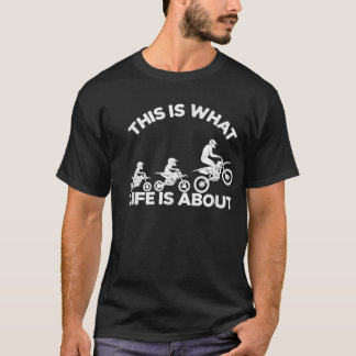 Funny Dirt Bike Vater Motocross Motorrad für Fauna T-Shirt