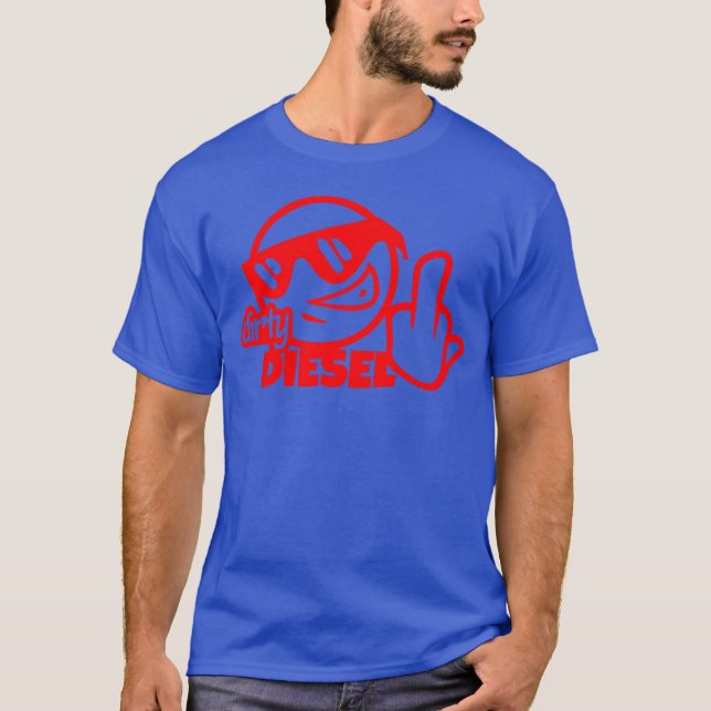 Funny Dirty Diesel Vintag T-Shirt (Vorderseite)