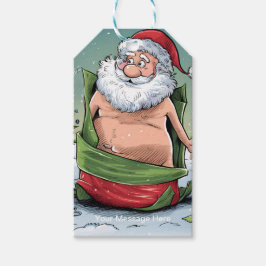 Funny Dirty Santa Christmas Collection Geschenkanhänger