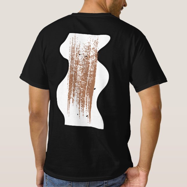 Funny Dirty Toilettenpapier T-Shirt (Rückseite)