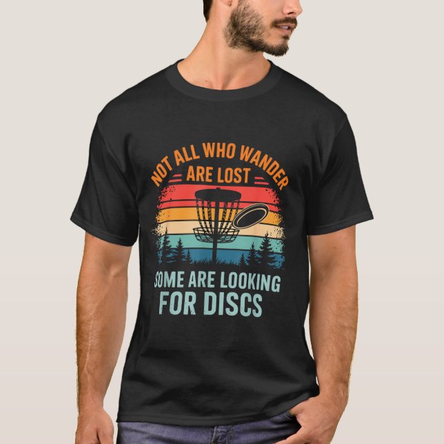 Funny Disc Golf Art For Men Women Disc Golfer Play T-Shirt (Vorderseite)