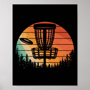 Funny Disc Golf Art für Männer Frauen Kinder Disc  Poster