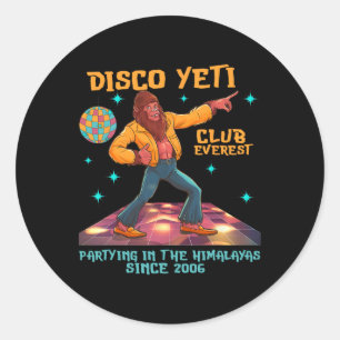Funny Disco Il Museo in erba Runder Aufkleber
