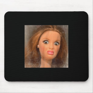 Funny Disguguast Doll Face Meme Mousepad