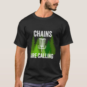 Funny Disk Golf Geschenkketten rufen Folf Frolf an T-Shirt