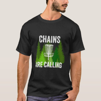 Funny Disk Golf Geschenkketten rufen Folf Frolf an T-Shirt