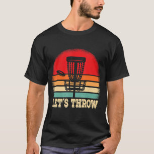 Funny Disk Golf Player Lasse Disk Golfer werfen T-Shirt