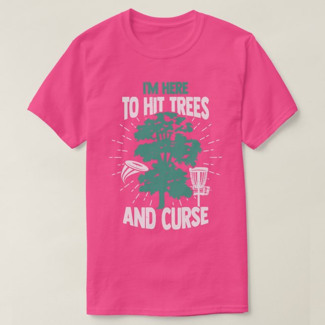 Funny Disk Golf Player T-Shirt (Design vorne)