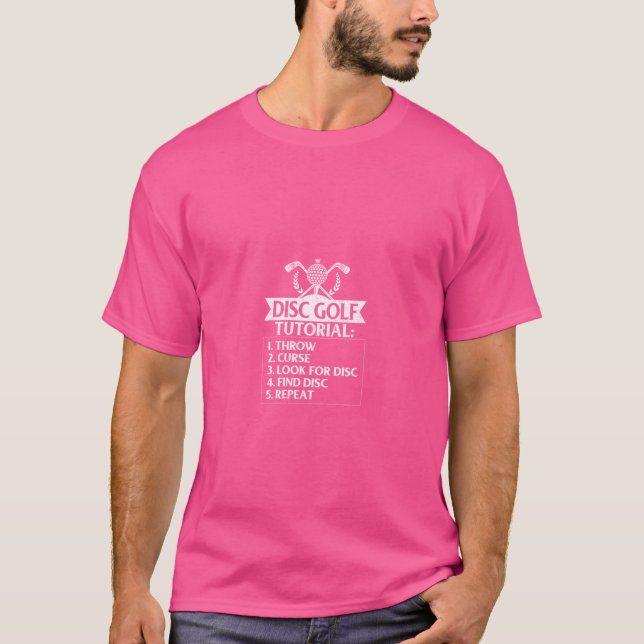 Funny Disk Golf T-Shirt (Vorderseite)