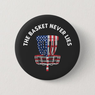 Funny Disk Golf Ultimate Frisbee Lover Button