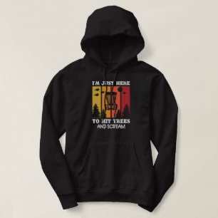 Funny Disk Golf Zitat Retro Disk Golf Hoodie