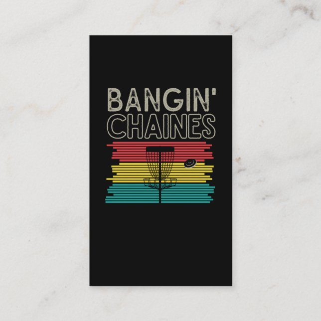 Funny Disk Golfing Sport Frisbee Disk Golf Player Visitenkarte (Vorderseite)